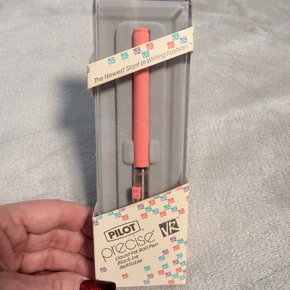 Vintage‎ Pilot Precise VR Pink Liquid Ink Pen NOS In Original Package